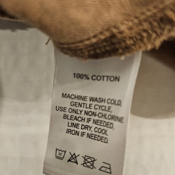 NWT Calligraphie Elastic Waist/Zip & Button Long Pant XL Brown - Picture 8 of 10